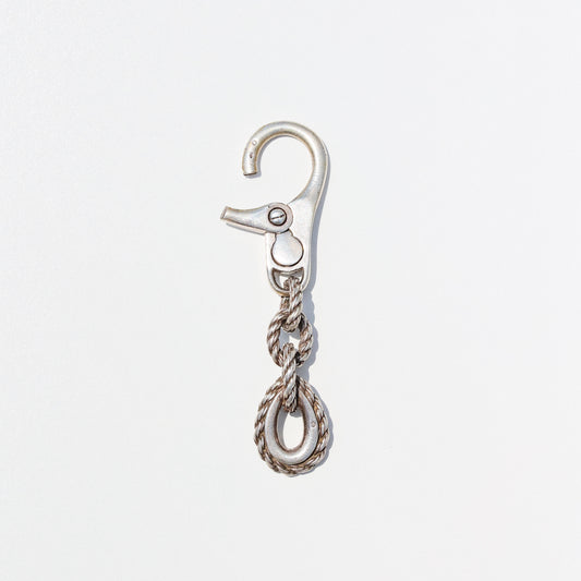 Vintage HERMES Quadrille Key Ring