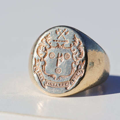【SOLD】Vintage Tiffany&co. 14K Signet Ring