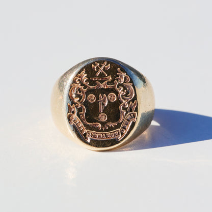 【SOLD】Vintage Tiffany&co. 14K Signet Ring