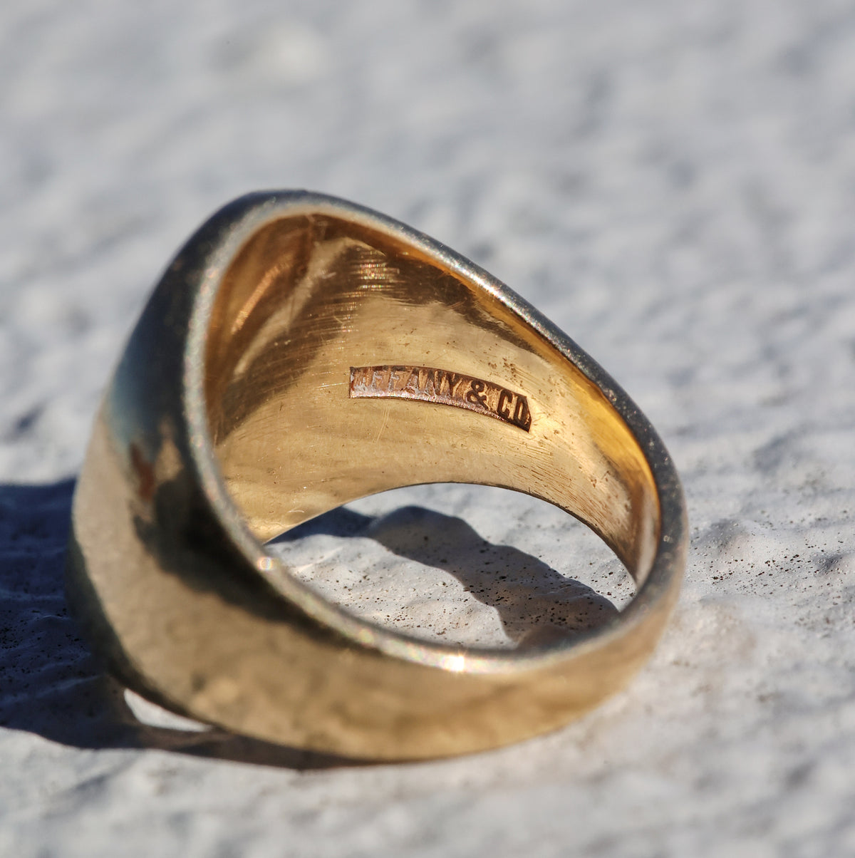 【SOLD】Vintage Tiffany&co. 14K Signet Ring