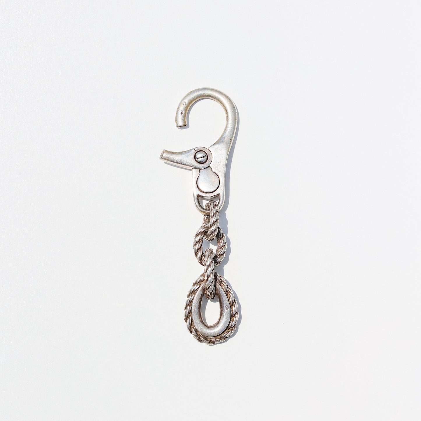 Vintage HERMES Quadrille Key Ring