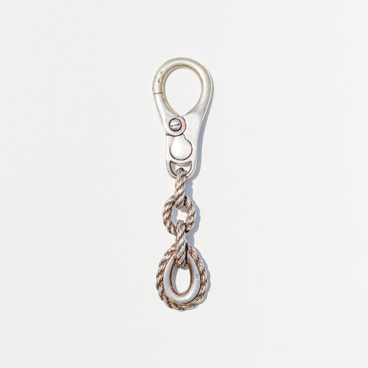 Vintage HERMES Quadrille Key Ring