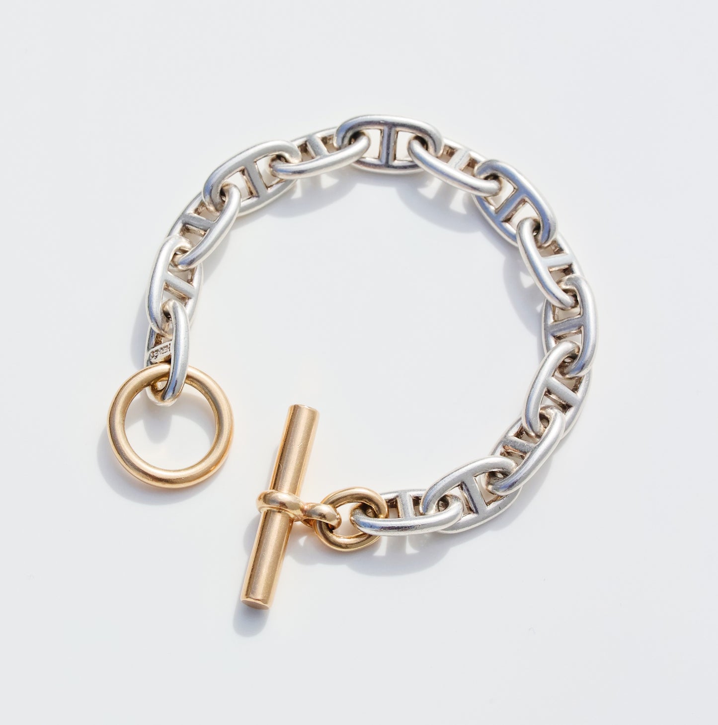 HERMES Chaine d'Ancre Bracelet GM YG Mix