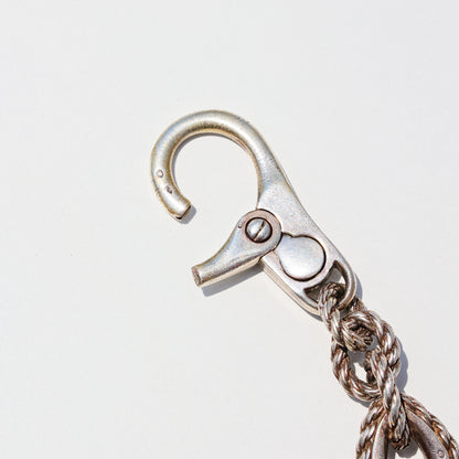 Vintage HERMES Quadrille Key Ring