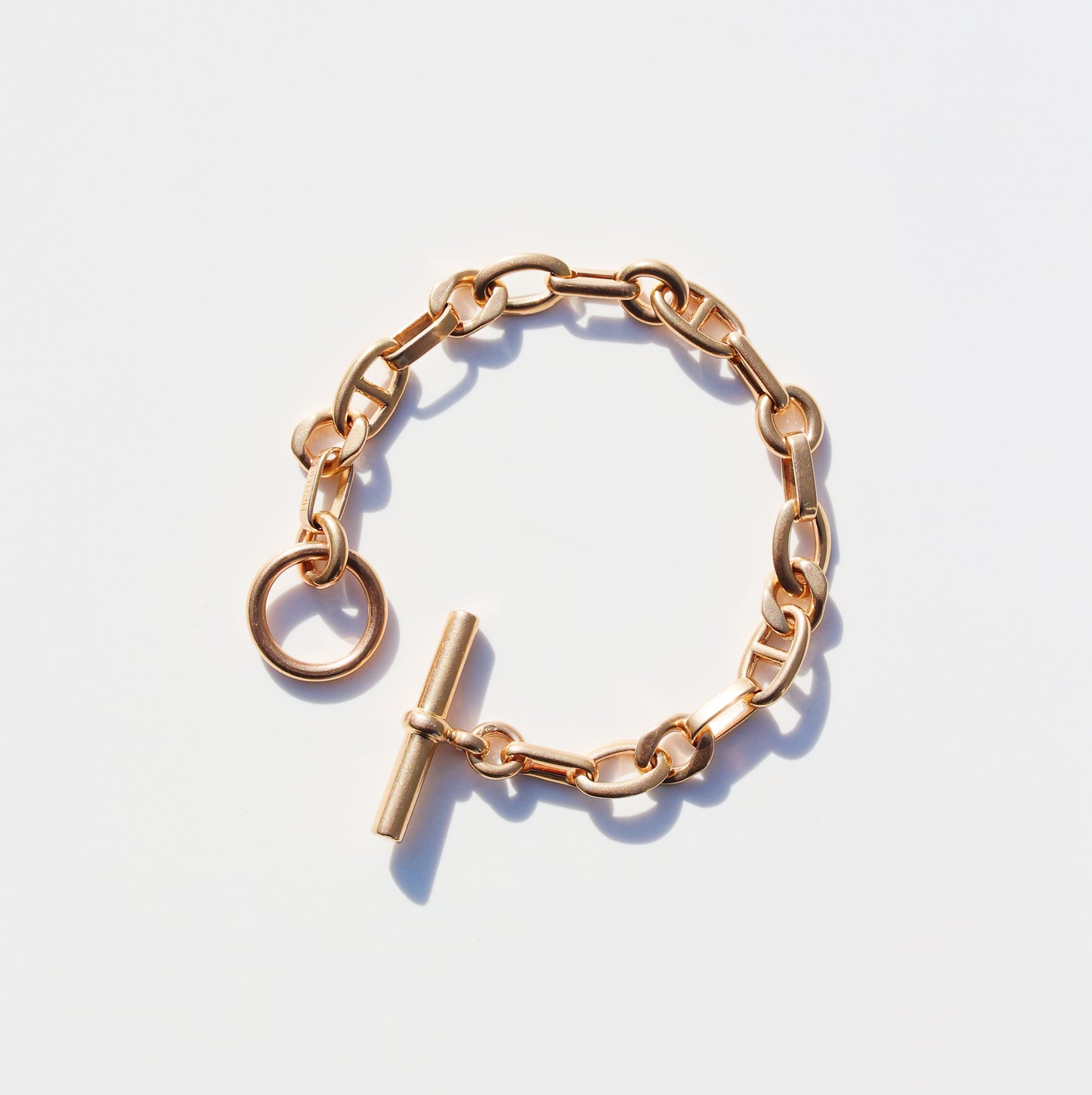 【SOLD】HERMES Alea Bracelet TPM 18K YG