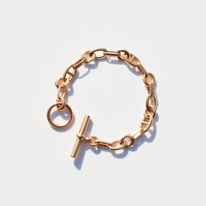 【SOLD】HERMES Alea Bracelet TPM 18K YG