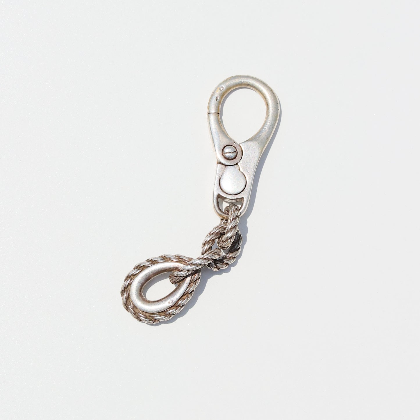 Vintage HERMES Quadrille Key Ring