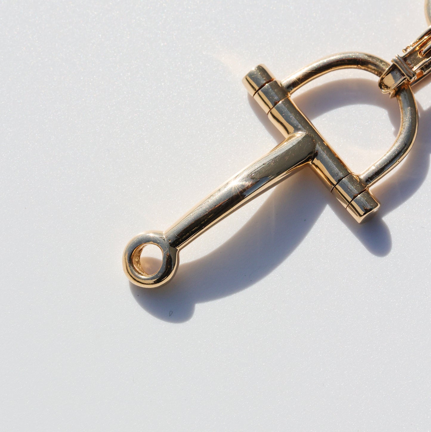 Vintage HERMES Mors de course Bracelet 18K YG