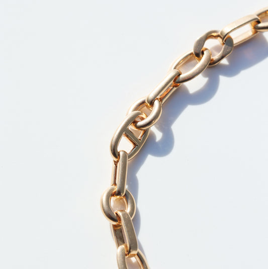 HERMES Alea Bracelet TPM 18K YG