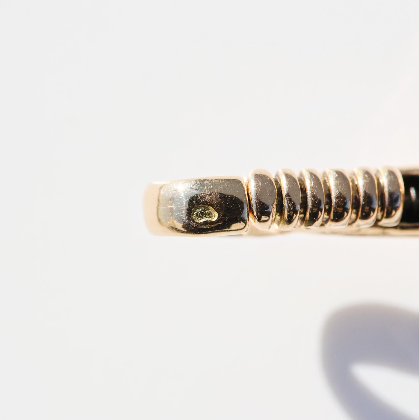 Vintage HERMES Mors de course Bracelet 18K YG