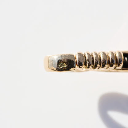 Vintage HERMES Mors de course Bracelet 18K YG