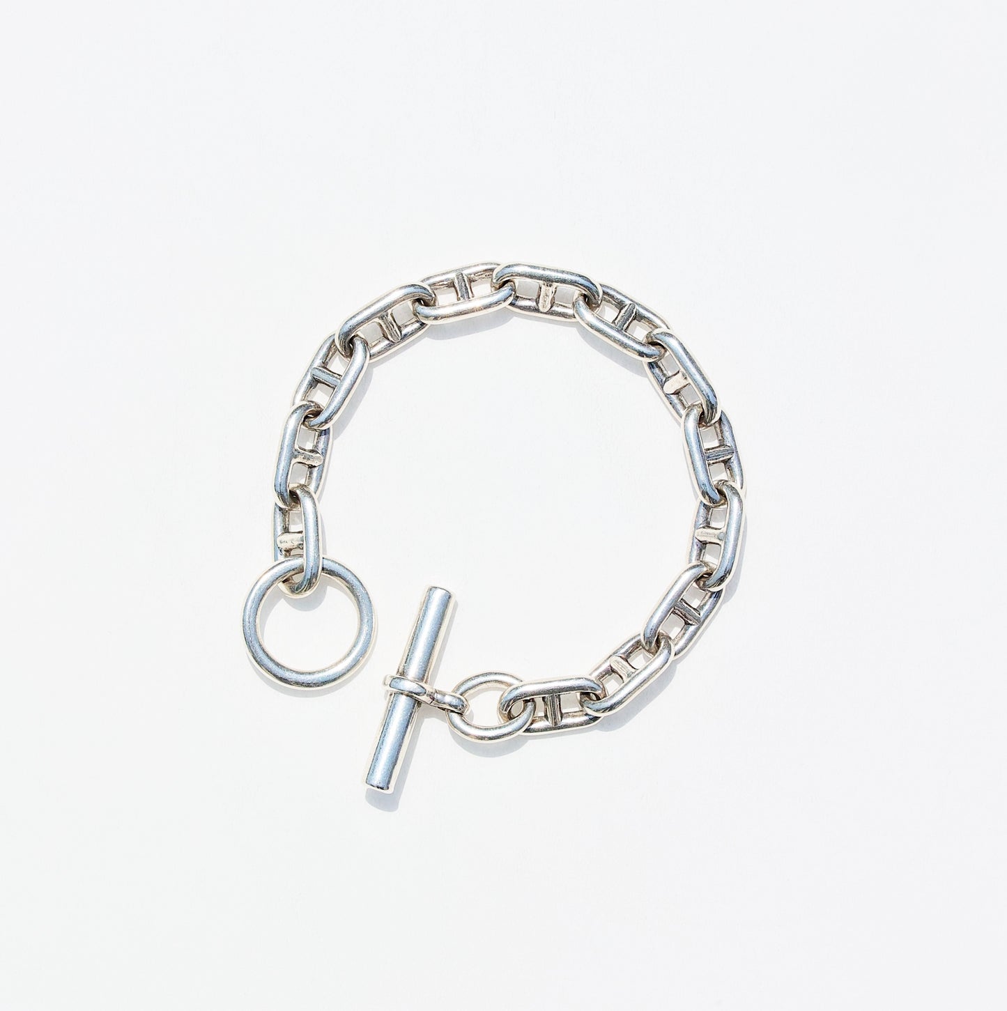 【SOLD】Vintage HERMES Chaine d'Ancre Bracelet GM