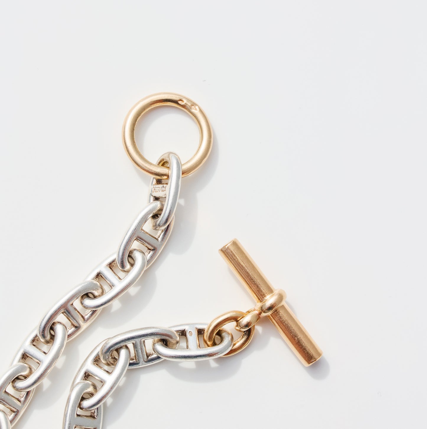 HERMES Chaine d'Ancre Bracelet GM YG Mix