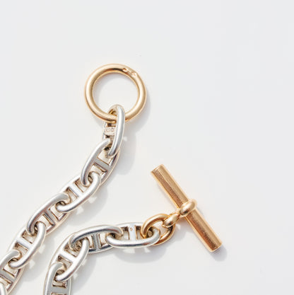 HERMES Chaine d'Ancre Bracelet GM YG Mix