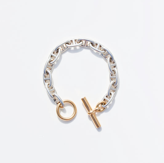 HERMES Chaine d'Ancre Bracelet GM YG Mix