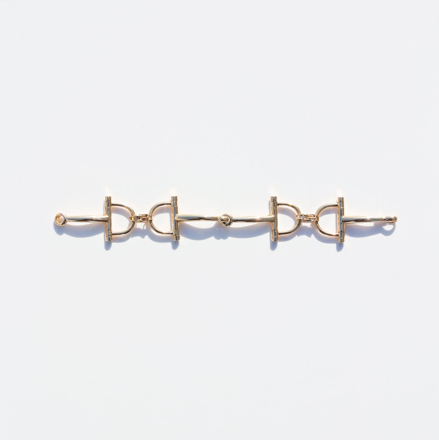 Vintage HERMES Mors de course Bracelet 18K YG