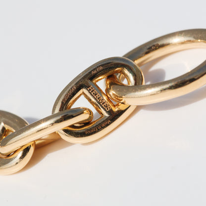 【SOLD】HERMES Chaine d'Ancre Bracelet MM 18K YG