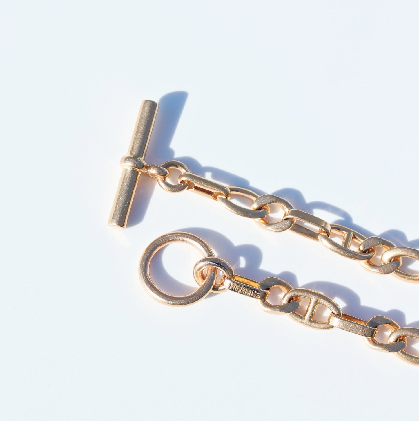 【SOLD】HERMES Alea Bracelet TPM 18K YG