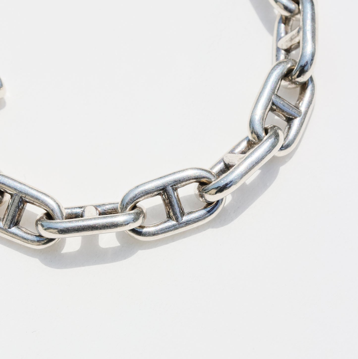 【SOLD】Vintage HERMES Chaine d'Ancre Bracelet GM