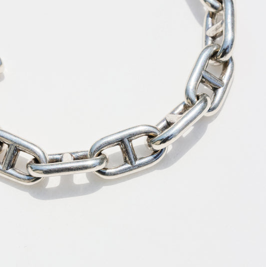 【SOLD】Vintage HERMES Chaine d'Ancre Bracelet GM