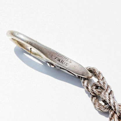 Vintage HERMES Quadrille Key Ring